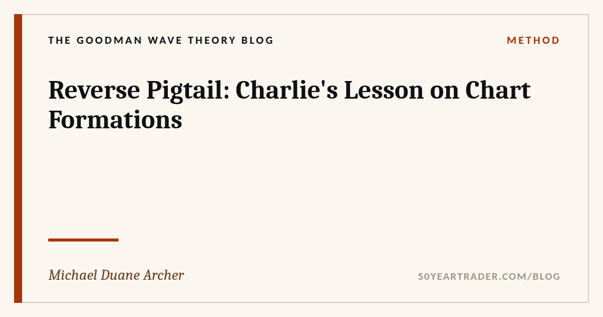 Reverse Pigtail: Charlie’s Lesson on Chart Formations